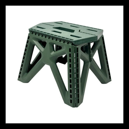 New Adult Children Portable Folding Stool Thickened Plastic Saddle Chair for Children'S Outdoor Car Movable Folding Stool
