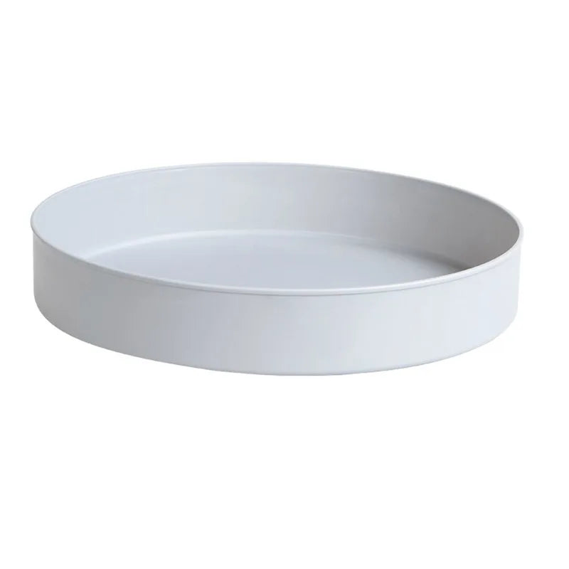 1Pc 360 Degree Rotating Cabinet Organizer Kitchen Bathroom Cosmetic Turntable Storage Tray Non-Slip Spice round Rack Plate