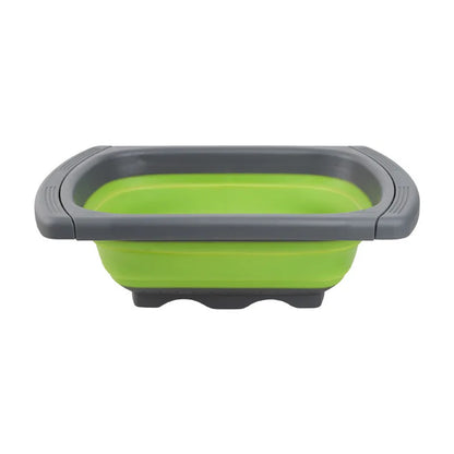 Collapsible Colander with Extendable Handles Colander Strainer over the Sink Vegetable Fruit Colanders Strainers JT40