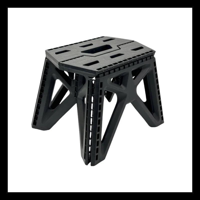 New Adult Children Portable Folding Stool Thickened Plastic Saddle Chair for Children'S Outdoor Car Movable Folding Stool