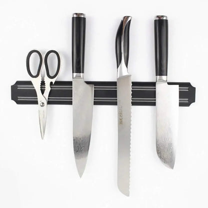 Multipurpose Magnetic Knife Rack Strip Household Kitchen Tools Space-Saving Wall Mounted Magnet Knives Holder with Rack Hot