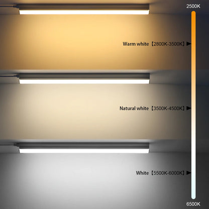 50Cm Led Lights Kitchen under Cabinet Lamp 220V 15W Led Tube with 1.2M EU Plug Switch Power Cable for Home Bedroom Indoor Lamps