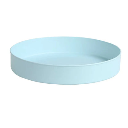 1Pc 360 Degree Rotating Cabinet Organizer Kitchen Bathroom Cosmetic Turntable Storage Tray Non-Slip Spice round Rack Plate