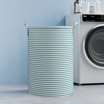 Haundry Thickened Tall Laundry Basket with Handle, Large Collapsible round Laundry Hamper Bin Laundry Bag for Clothes Storage