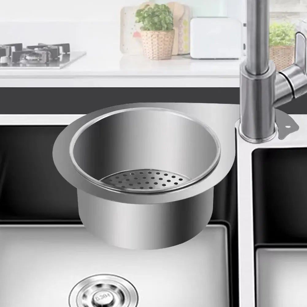 1/2 PCS Multi-Functional Swan Drain Basket Kitchen Sink Strainer Stainless Steel Sink Drain Filterhanging Filter Basket for Sink