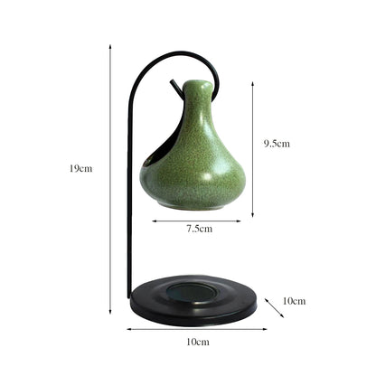 Ceramic Essential Oil Burner Melt Gift Furnace Warmer Tealight Candles Holder Diffuser for Living Room Housewarming Home Decor