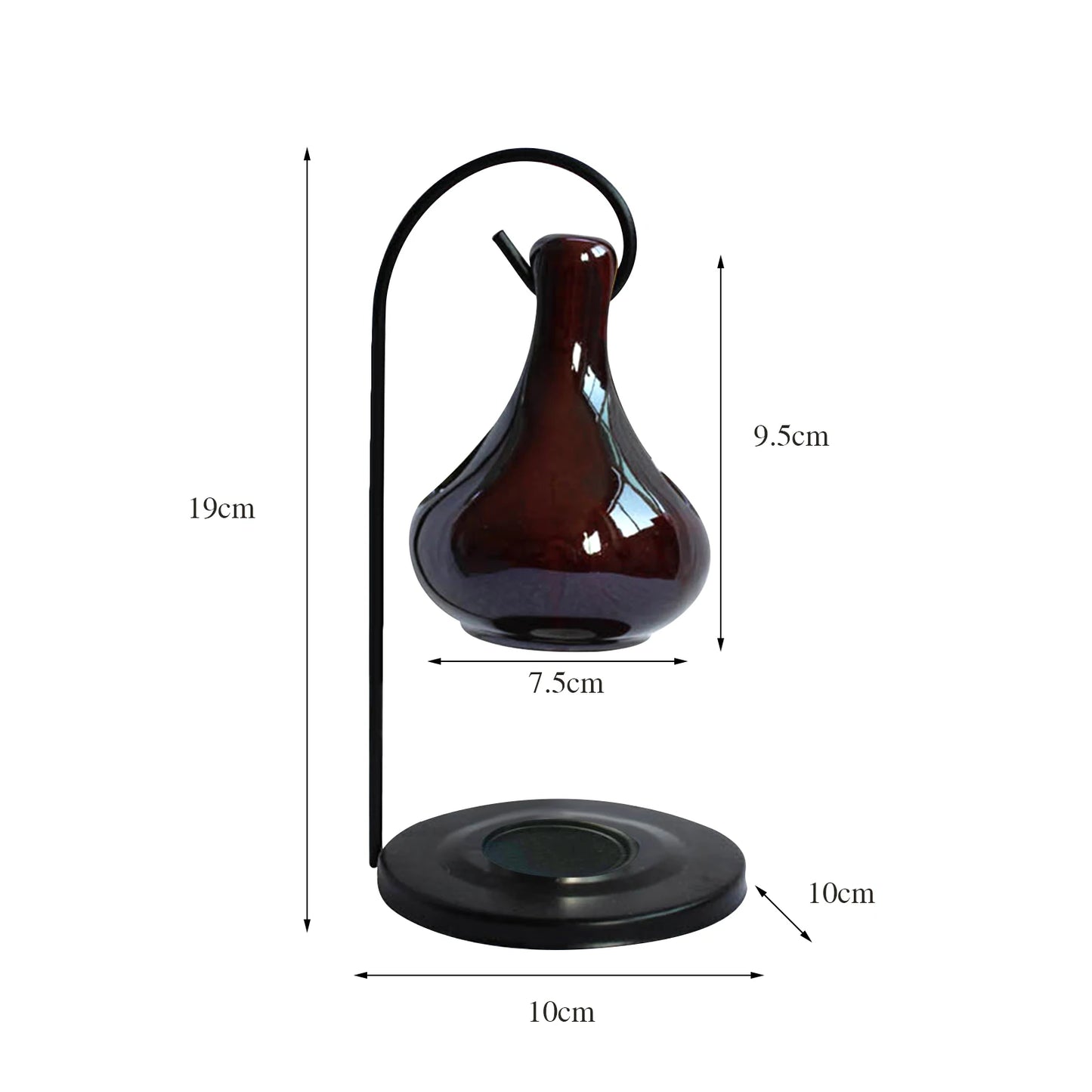 Ceramic Essential Oil Burner Melt Gift Furnace Warmer Tealight Candles Holder Diffuser for Living Room Housewarming Home Decor