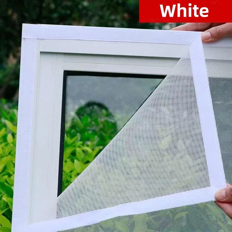 Summer Mosquito Proof Door and Window Screens Available Various Sizes Anti-Mosquito Insect Window Screen Self-Adhesive DIY Mesh