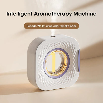 60 ㎡ Oil Aromatherapy Machine Air Purifying Diffuser Toilet Deodorization Fragrance Wall-Mounted Humidifier Colorful Night Light