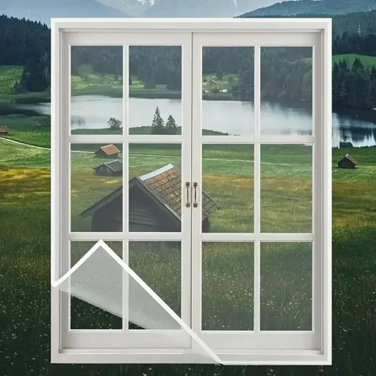 Summer Mosquito Proof Door and Window Screens Available Various Sizes Anti-Mosquito Insect Window Screen Self-Adhesive DIY Mesh