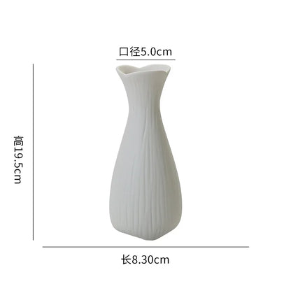 Home High-End Sensory Embryo Flower Vase Interior Decoration Ceramic Vase Artistic Decoration Desktop Flower Vase