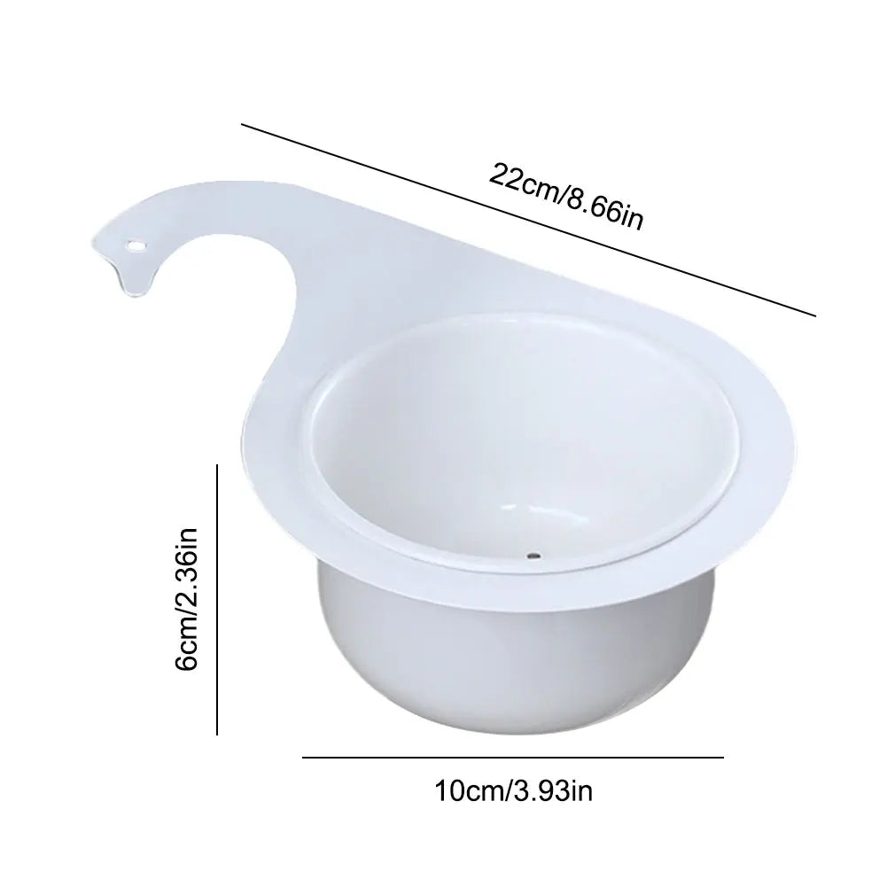 1/2 PCS Multi-Functional Swan Drain Basket Kitchen Sink Strainer Stainless Steel Sink Drain Filterhanging Filter Basket for Sink