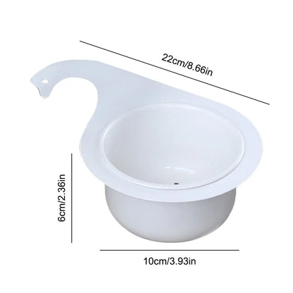 1/2 PCS Multi-Functional Swan Drain Basket Kitchen Sink Strainer Stainless Steel Sink Drain Filterhanging Filter Basket for Sink