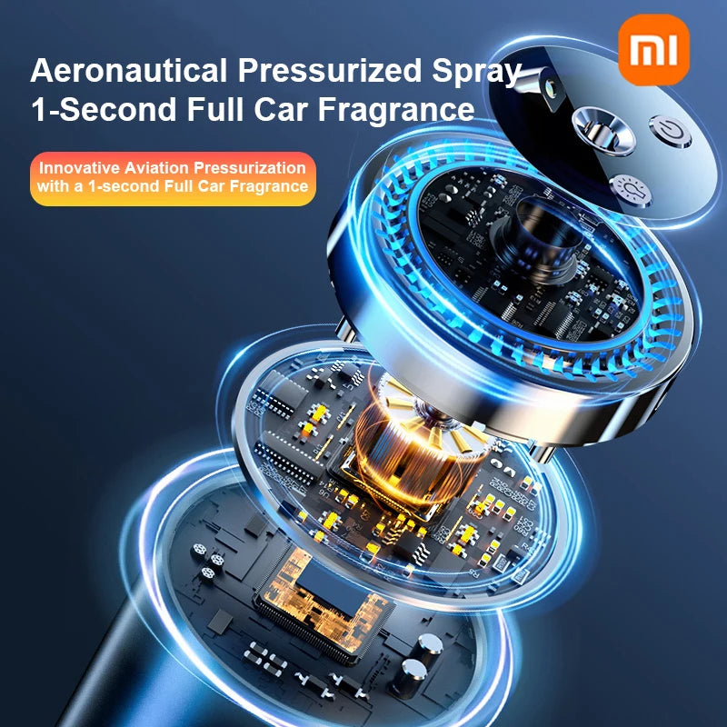 Xiaomi Starry Sky Top Car Aromatherapy Machine Rechargeable Car Aroma Diffuser 5 Level of Adjustable Intelligent Car Diffuser