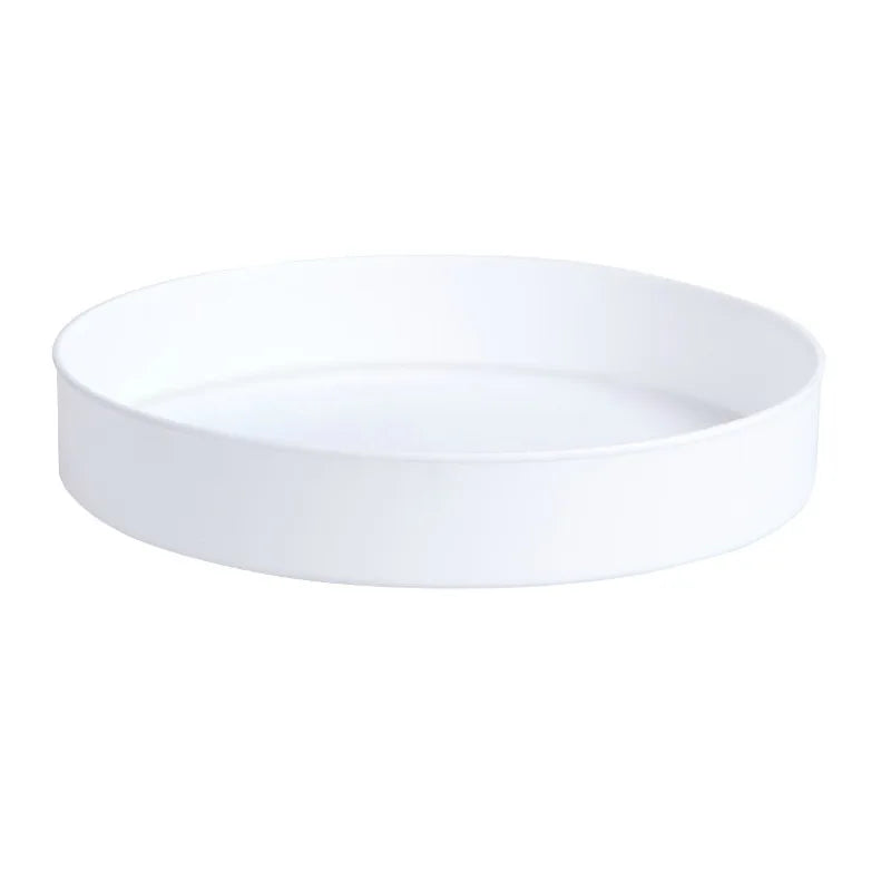 1Pc 360 Degree Rotating Cabinet Organizer Kitchen Bathroom Cosmetic Turntable Storage Tray Non-Slip Spice round Rack Plate