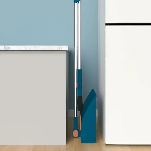 1 Set Household Broom and Dustpan Set Durable Sweeping Broom and Dustpan with Long Handle for Home Office School Dorm
